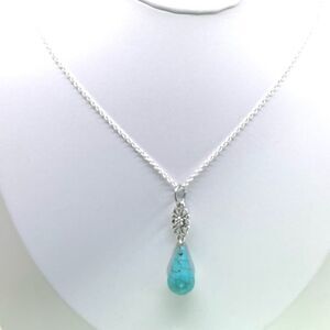 AUQ Sterling 925 Silver & Turquoise Necklace
